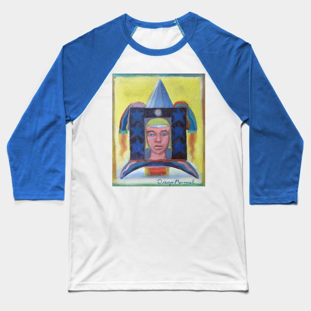 Spaceship  4 Baseball T-Shirt by diegomanuel
